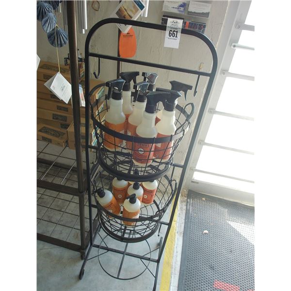 Hand Soap, Cleaners in Merchandiser