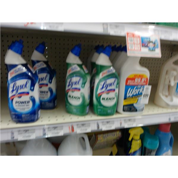Lysol Gel, Bleach, Wet N Forget - 17