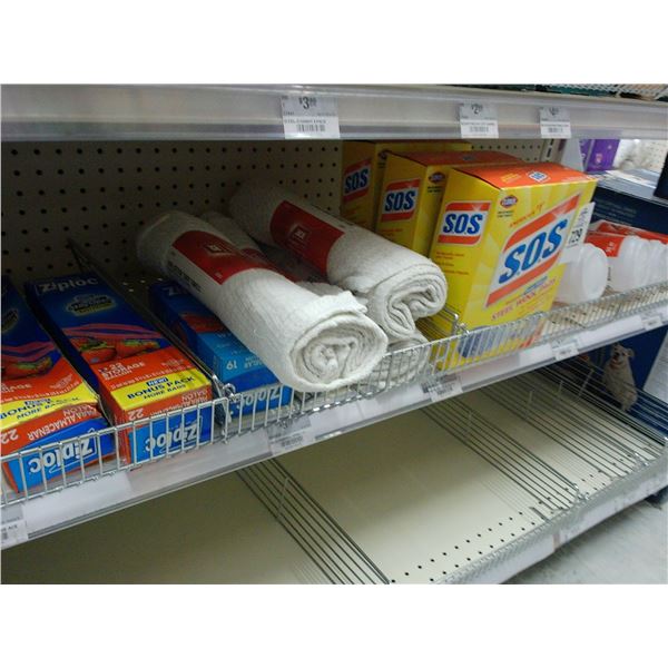Zip Lock Bags, Rags, SOS Pads, Spray Bottles