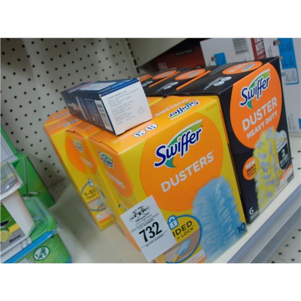 Dusters, Wet Cloths, Wet Jet, Floor Care - 2 Shelves