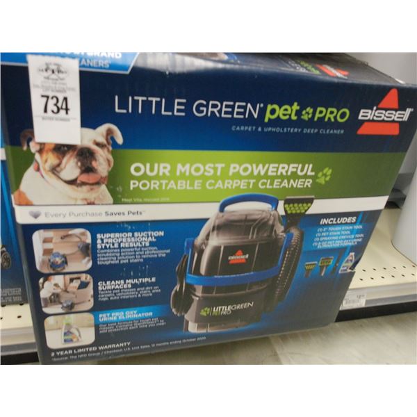 2-Bissell Little Green Pet Pro Vac - 2 X $