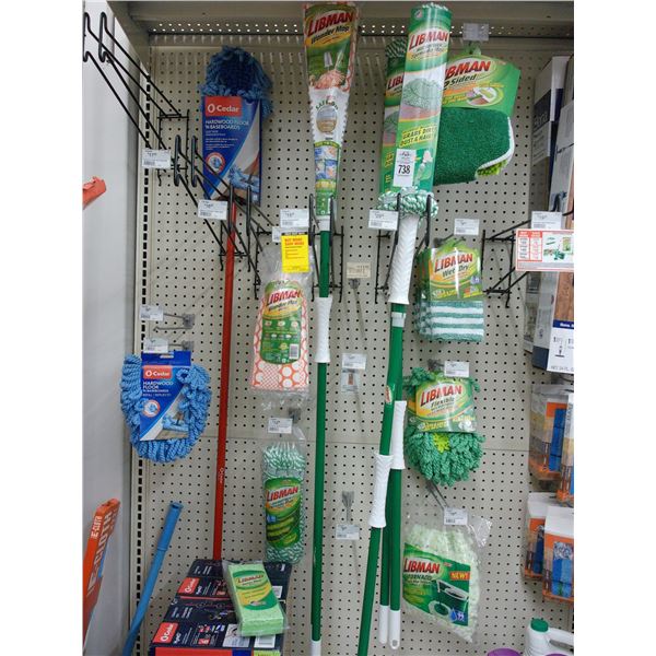 Asst. Liebman/O Cedar Mops on Pegs