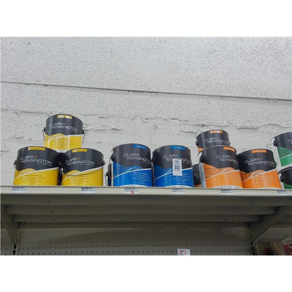 18-Clark Kenting Paint Gal. - 18 X $
