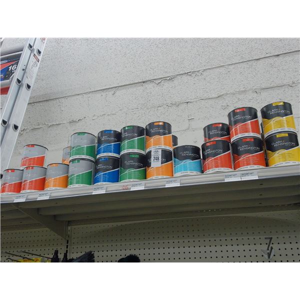 46-Clark Kenting Paint Quarts - 46 X $