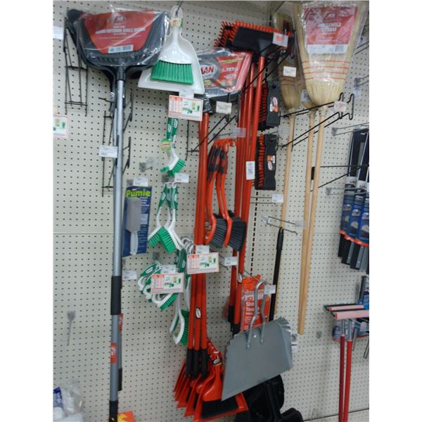Asst. Brooms, Brushes, Dust Pans