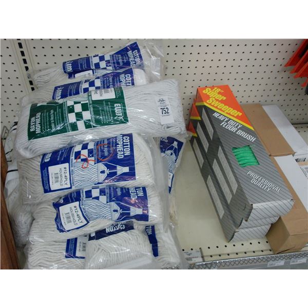 Mop Handles, Mop Heads, Replacement Brushes