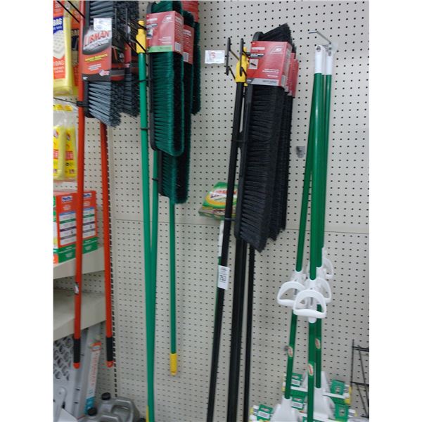 Asst. Push Brooms, Mops - 15