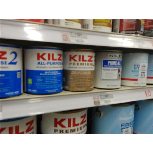 10-Kilz/Primer Quart - 10 X $