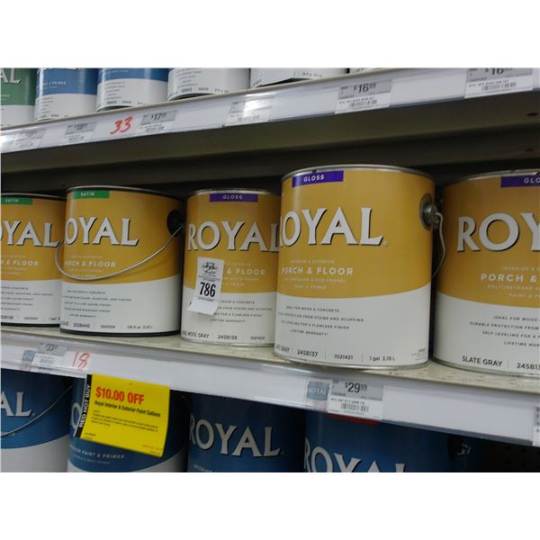 18-Royal Paint Gal. - 18 X $