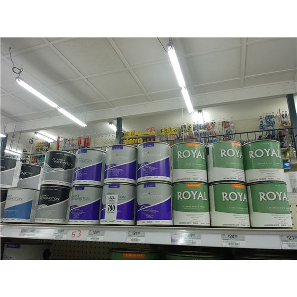 53-Asst. Paint Quarts - 53 X $