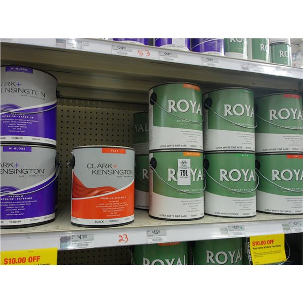 23-Asst. Paint Gal. - 23 X $