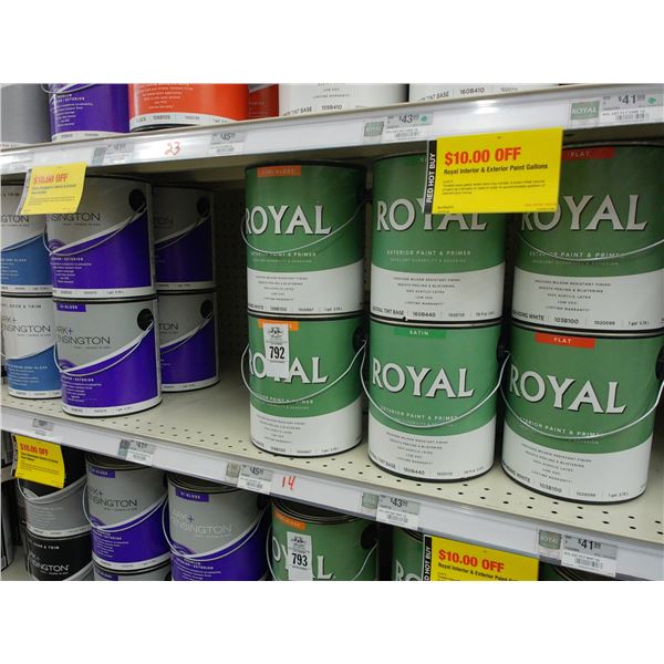 14-Asst. Paint Gal. - 14 X $