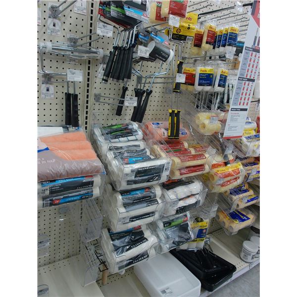 Large Lot Asst. Paint Rollers/Pans