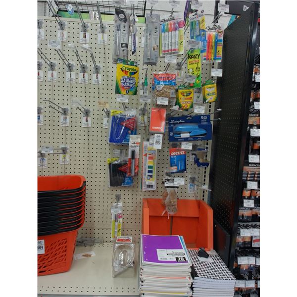 Notepads, Pens, Markers, School Supplies