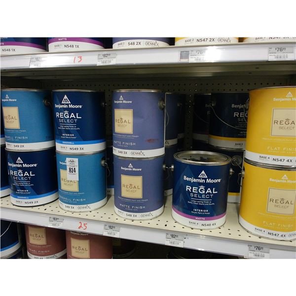 25-Benjamin Moore Paint Gal. - 25 X $