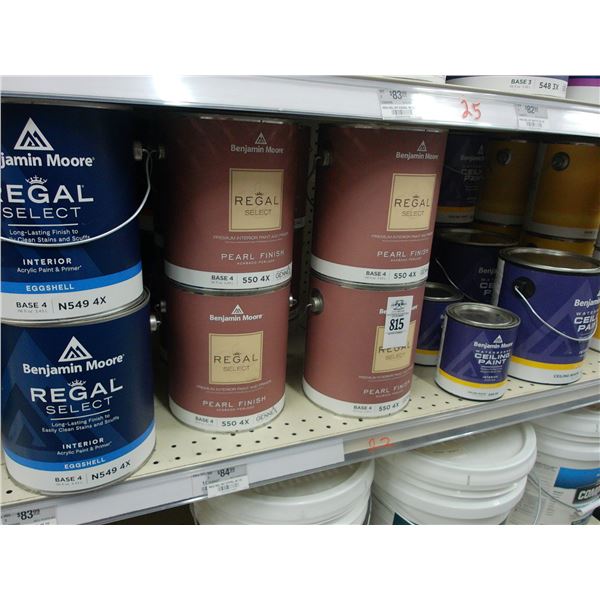 22-Benjamin Moore Paint Gal/Quart - 22 X $