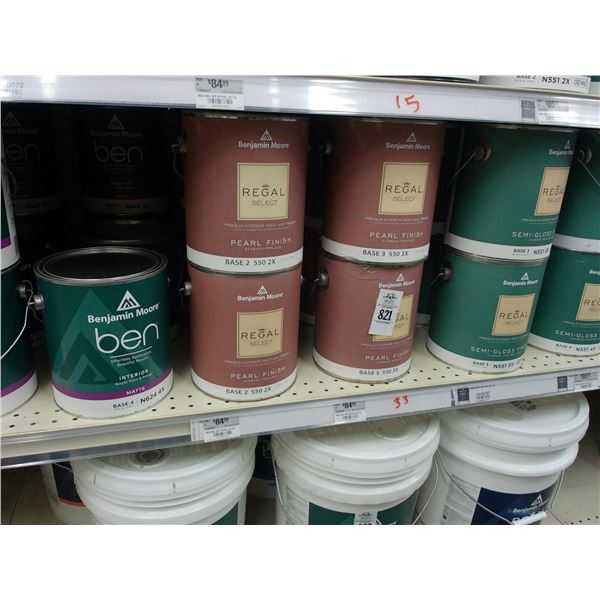 33-Benjamin Moore Paint Gal. - 33 X $