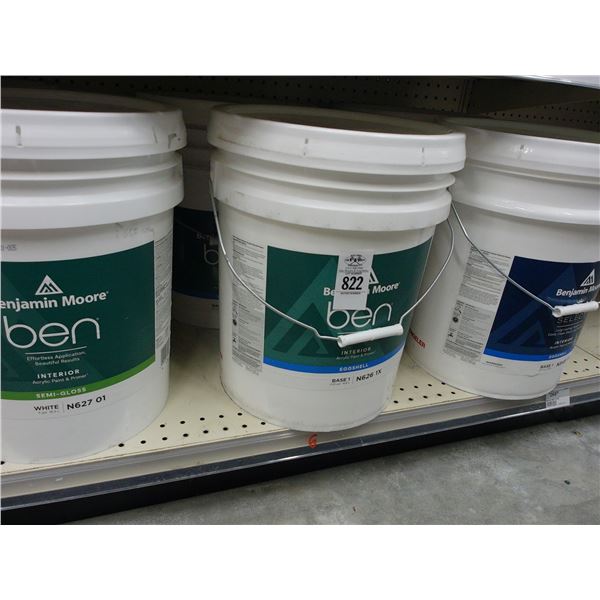 6-Benjamin Moore Paint 5 Gal. - 6 X $