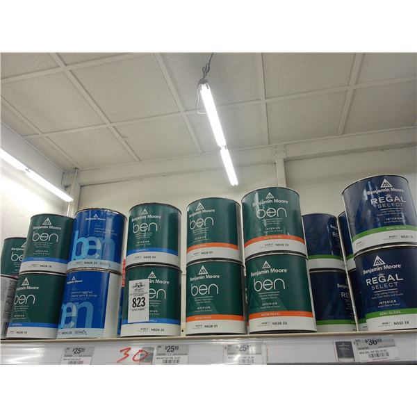 30-Benjamin Moore Paint Quarts - 30 X $