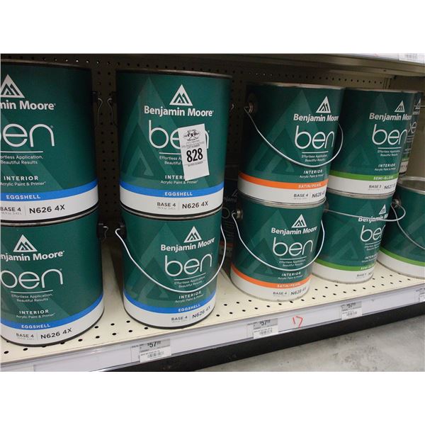17-Benjamin Moore Paint Gal. - 17 X $