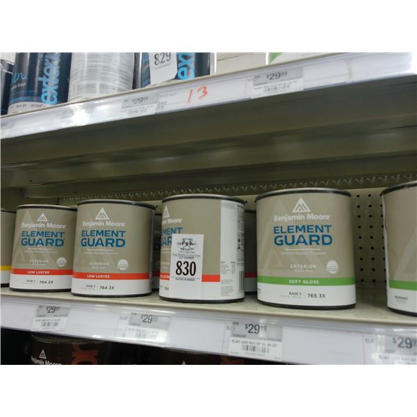 22-Benjamin Moore Paint Quarts - 22 X $