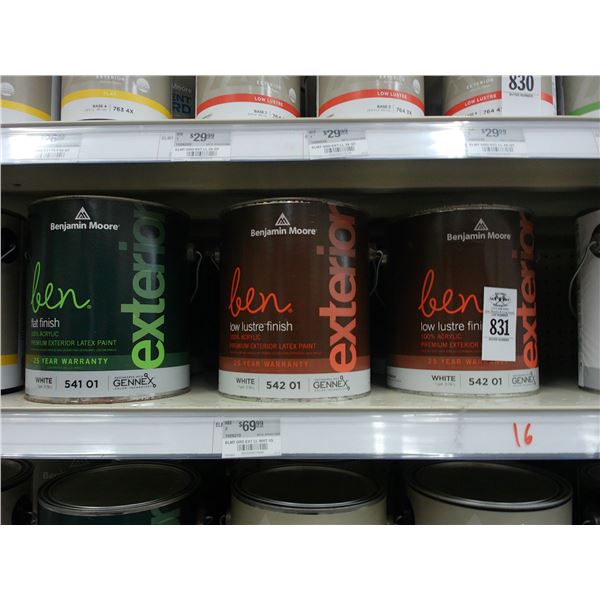 16-Benjamin Moore Paint Gal. - 16 X $