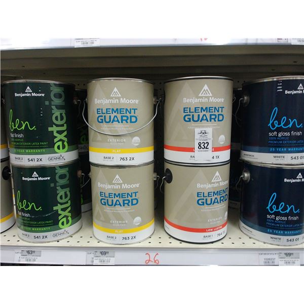 26-Benjamin Moore Paint Gal. - 26 X $