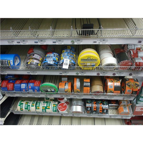 Masking Duct/Asst. Tapes On Shelf