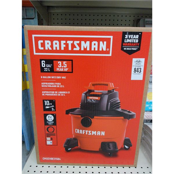 Craftsman 6 Gal. Wet/Dry Vac