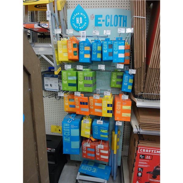 Ecloth Cleaning Cloths on Merchandiser