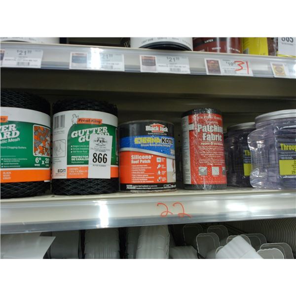 Alum. Flashing, Gutter Guard, Roof Patch, More - 22