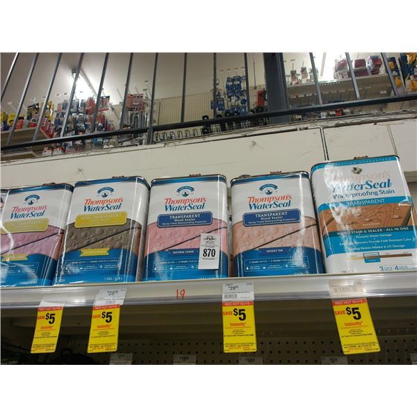 19-Thompson Water Seal - 19 X $