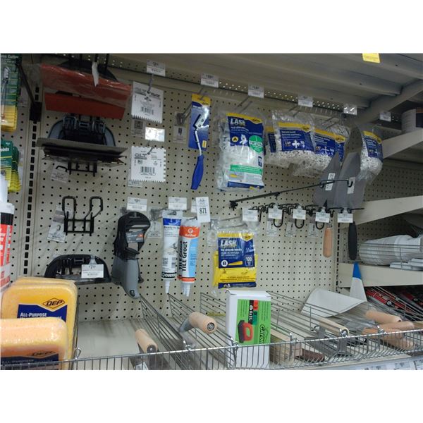 Tile/Grout Tools, Sponges, Spacers