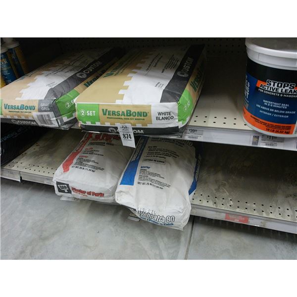 Versabond, Leveling Bag Product, Hydraulic Leveling Cement, Sealer, - 2 Shelves