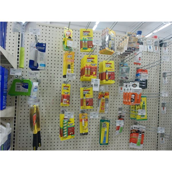 Super Glue Adhesives, Scrapers, Wire Brushes