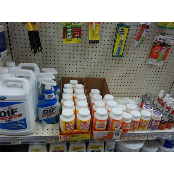 Wallpaper Stripper, Lustor, Weld Bond, More