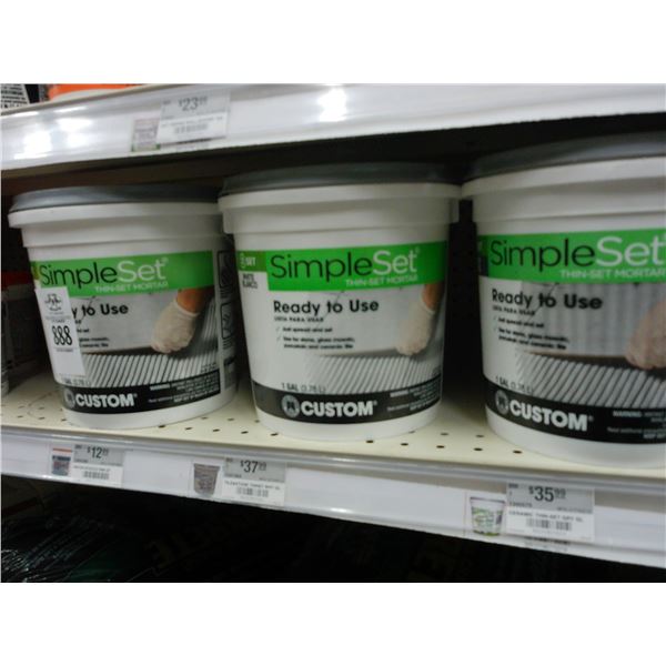 Thin Set Mortar, Plastic Powder, Plaster Paris