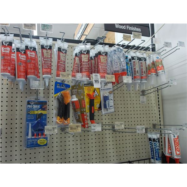 Squeeze Tubes, Chaulk, Finishing Tools