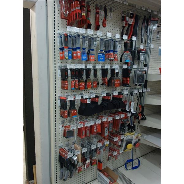 Asst. Scrapers, Blades, Wire Brushes, Tools