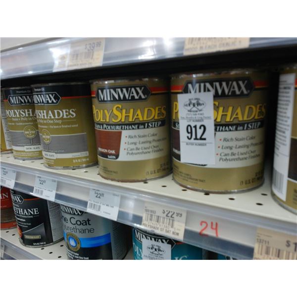 24-Minwax Poly Shade Quarts - 24 X $