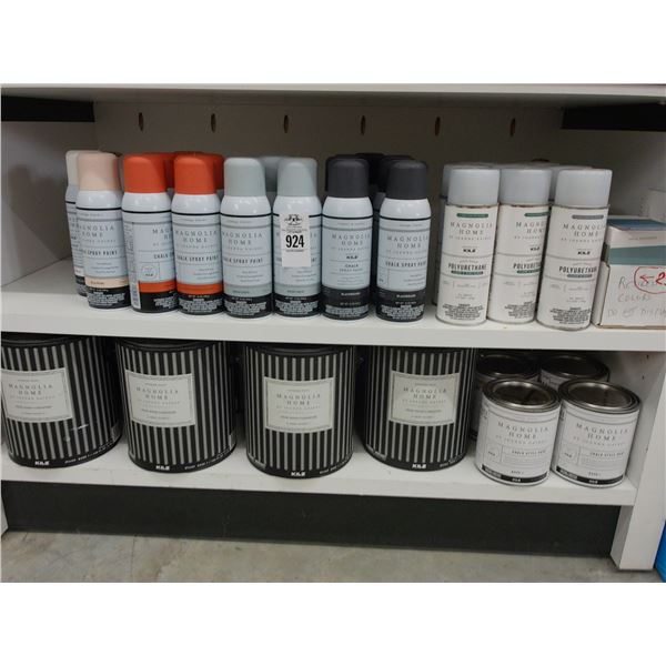 Magnolia Home Spray Paint, Gal/Quart Paint - 2 Shelves