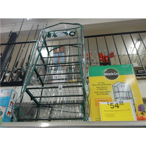 3-Miracle Grow 4 Tier Mini Green House - 3 X $