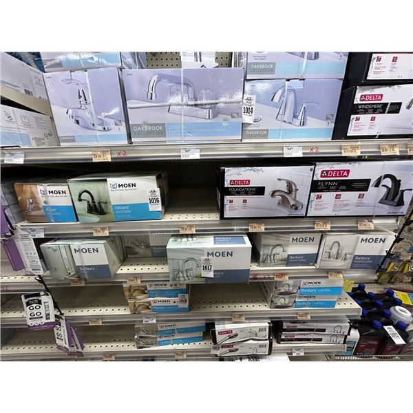 5-Moen/Delta Bathroom Faucets - 5 X $