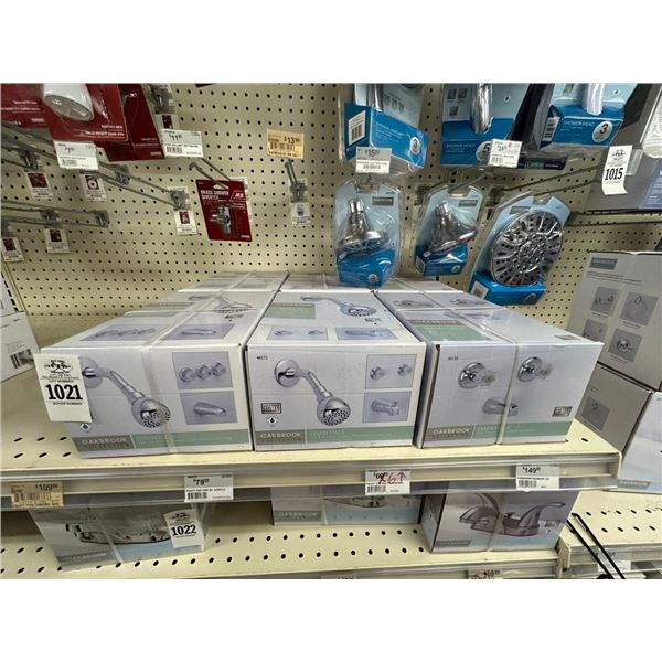11-Oak Brook Shower Head, Tub Faucets - 11 X $