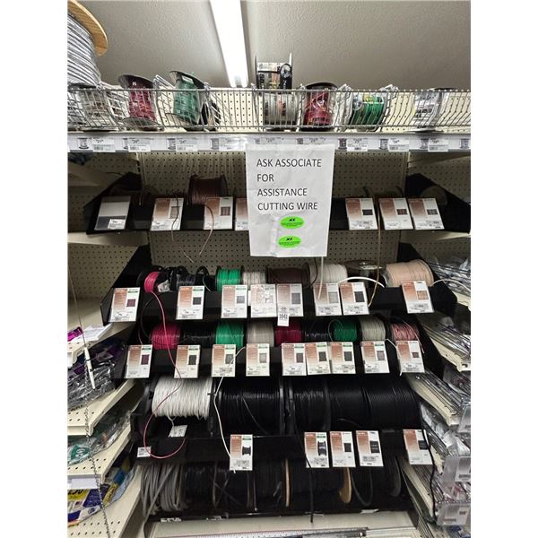 Large Lot of Wire Spools