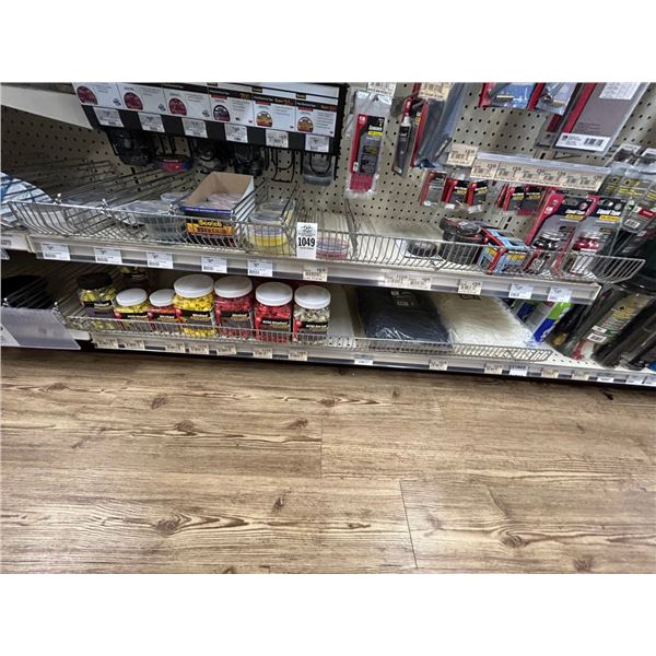 Electrical Tape, Wire Nuts, Cable Ties w/Electrical Tape Center - Bottom 2 Shelves