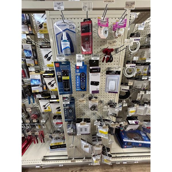 Universal Remotes, Switch Plates, Coax Plates on Sliding Wall