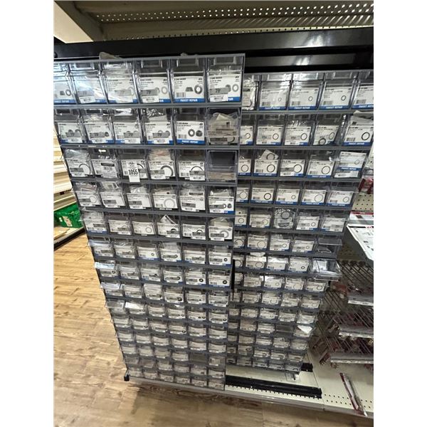 Faucet Repair, Rubber Rings, Hardware in Bins