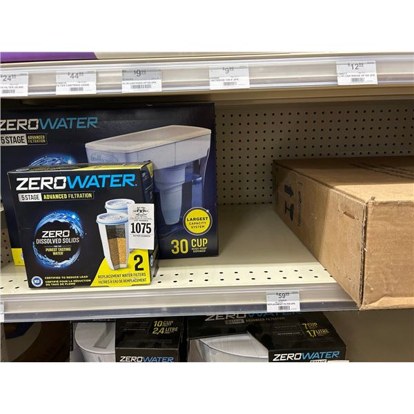 Zero Water Testing Units w/Medicine Cabinet