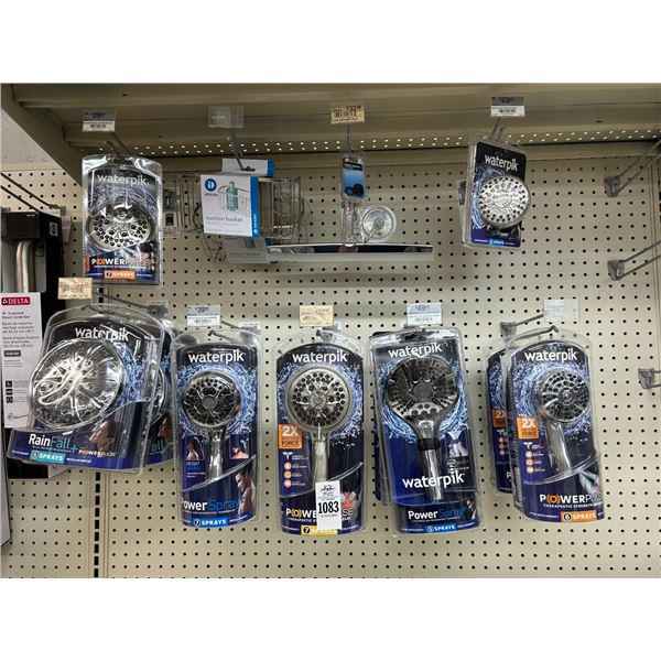 12-Water Pick Shower Head/Shower Caddy - 12 X $